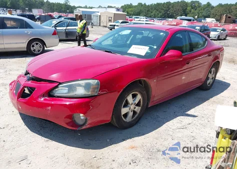 2008 Pontiac Grand Prix from USA, damaged, VIN 2G2WP552581149313